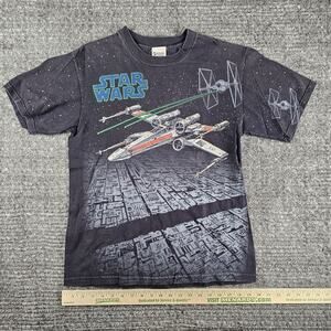 Vintage 90s Star Wars Movie Promo T-Shirt Single Stitch Kids 16/20 Men's XS S